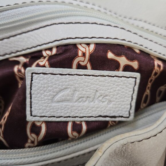 Clarks Pebble Leather Satchel Handbag - Picture 3 of 10